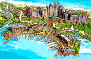 artist rendering of Grand Bahamas resort